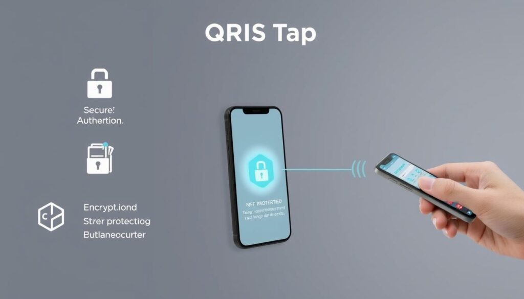 Fitur keamanan QRIS Tap dengan enkripsi data Fitur keamanan QRIS Tap dengan enkripsi data