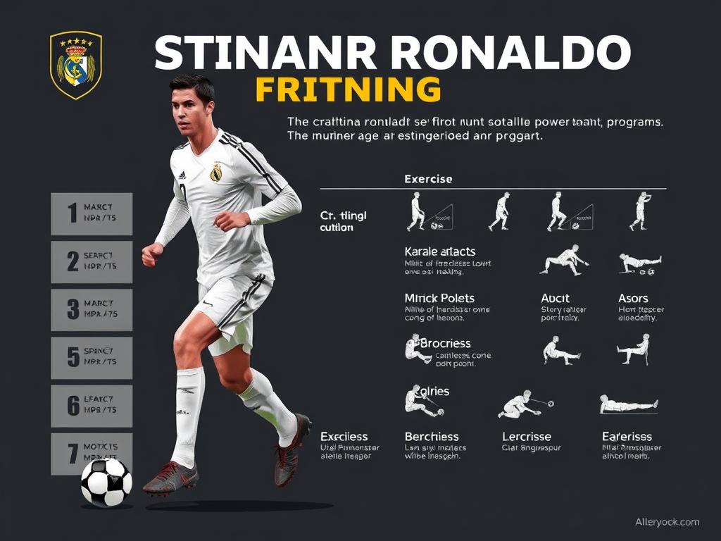 Ilustrasi program latihan power ala Cristiano Ronaldo Ilustrasi program latihan power ala Cristiano Ronaldo