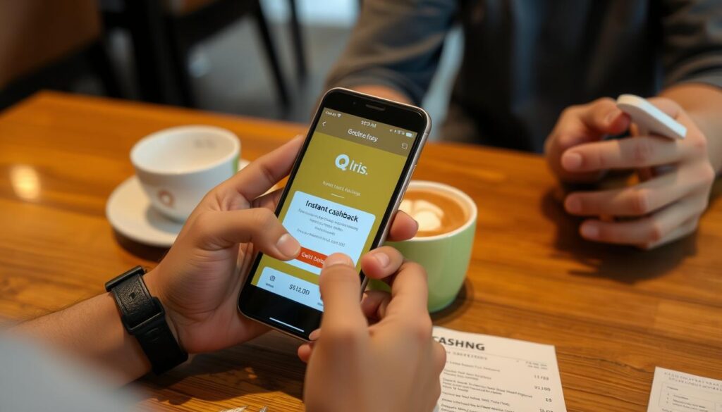 Pengguna QRIS Tap mendapatkan cashback langsung setelah transaksi Pengguna QRIS Tap mendapatkan cashback langsung setelah transaksi